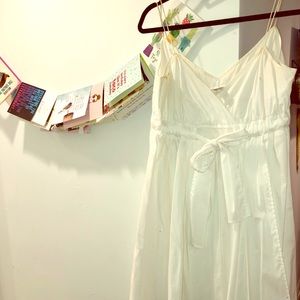 DIANE VON FURSTENBERG Fresh White Tie Dress